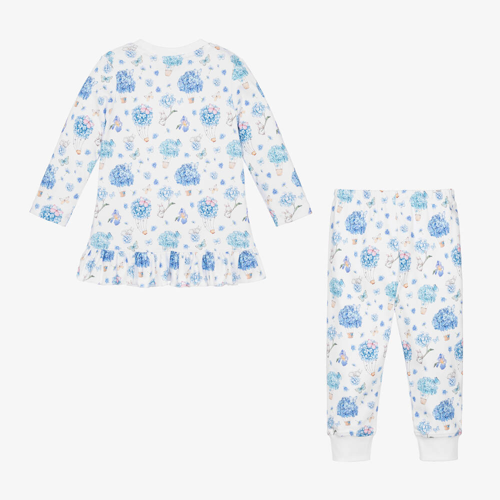My Little Pie-Girls Supima Cotton Hydrangea Pyjamas | Childrensalon Outlet