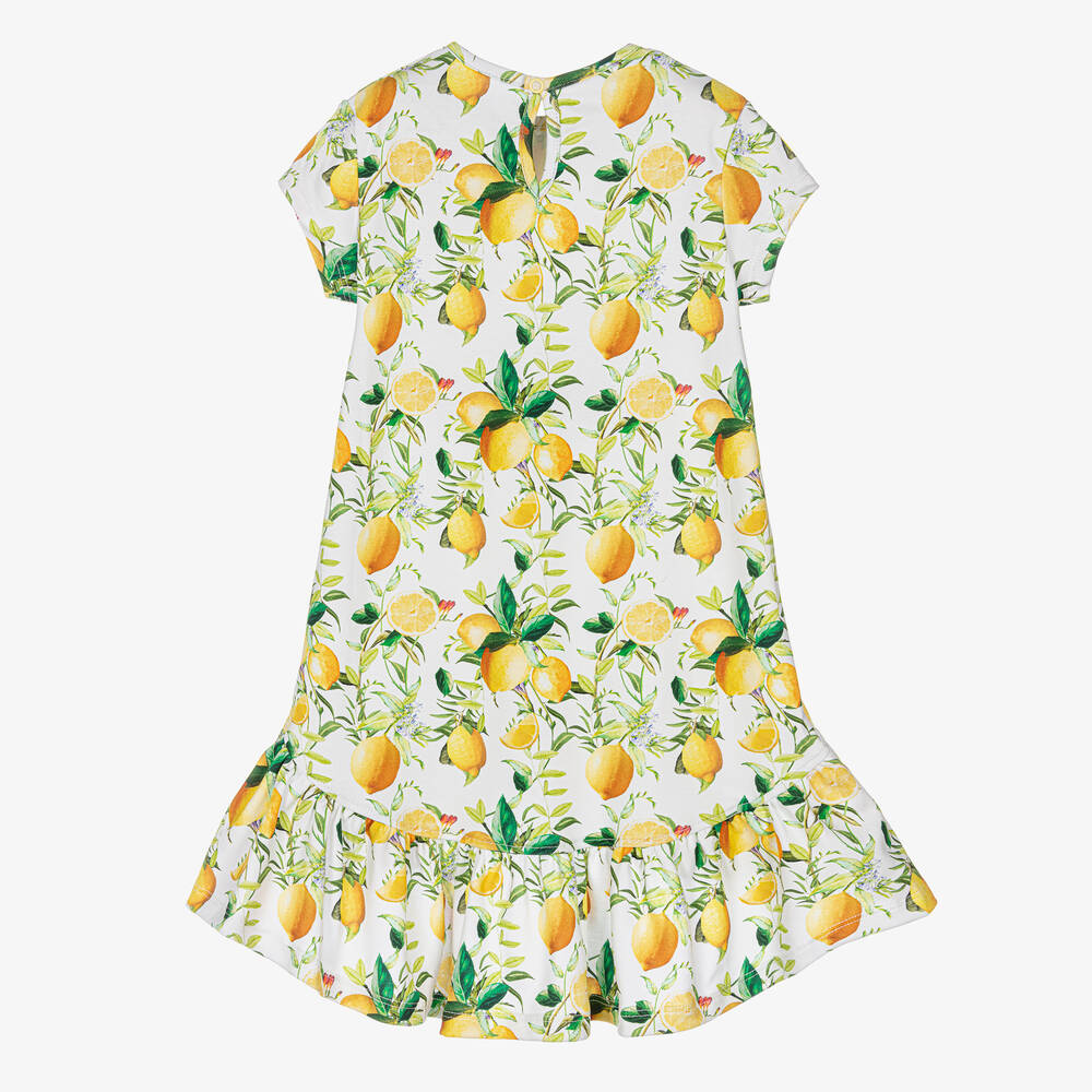 ماي ليتل باي-قميص نوم قطن سوبيما عضوي لون أبيض للبنات | Childrensalon Outlet