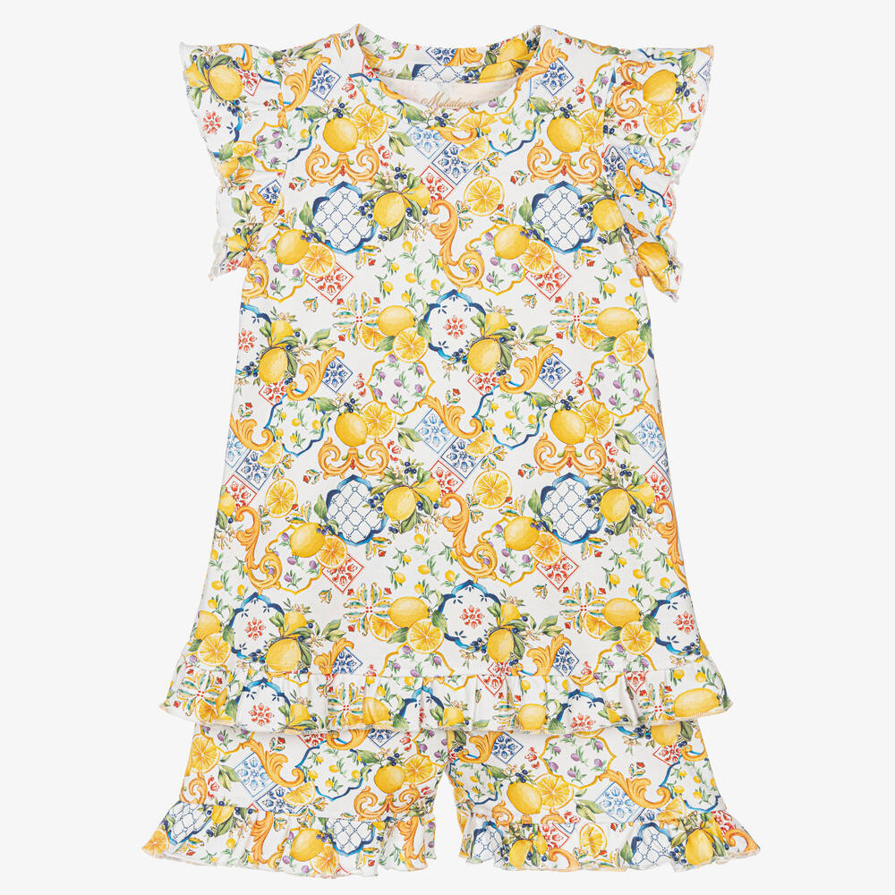 My Little Pie - Girls Suprima Cotton Capri Short Pyjamas | Childrensalon