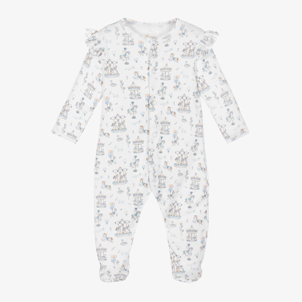 My Little Pie-Girls White Cotton Bon Bon Babygrow | Childrensalon Outlet