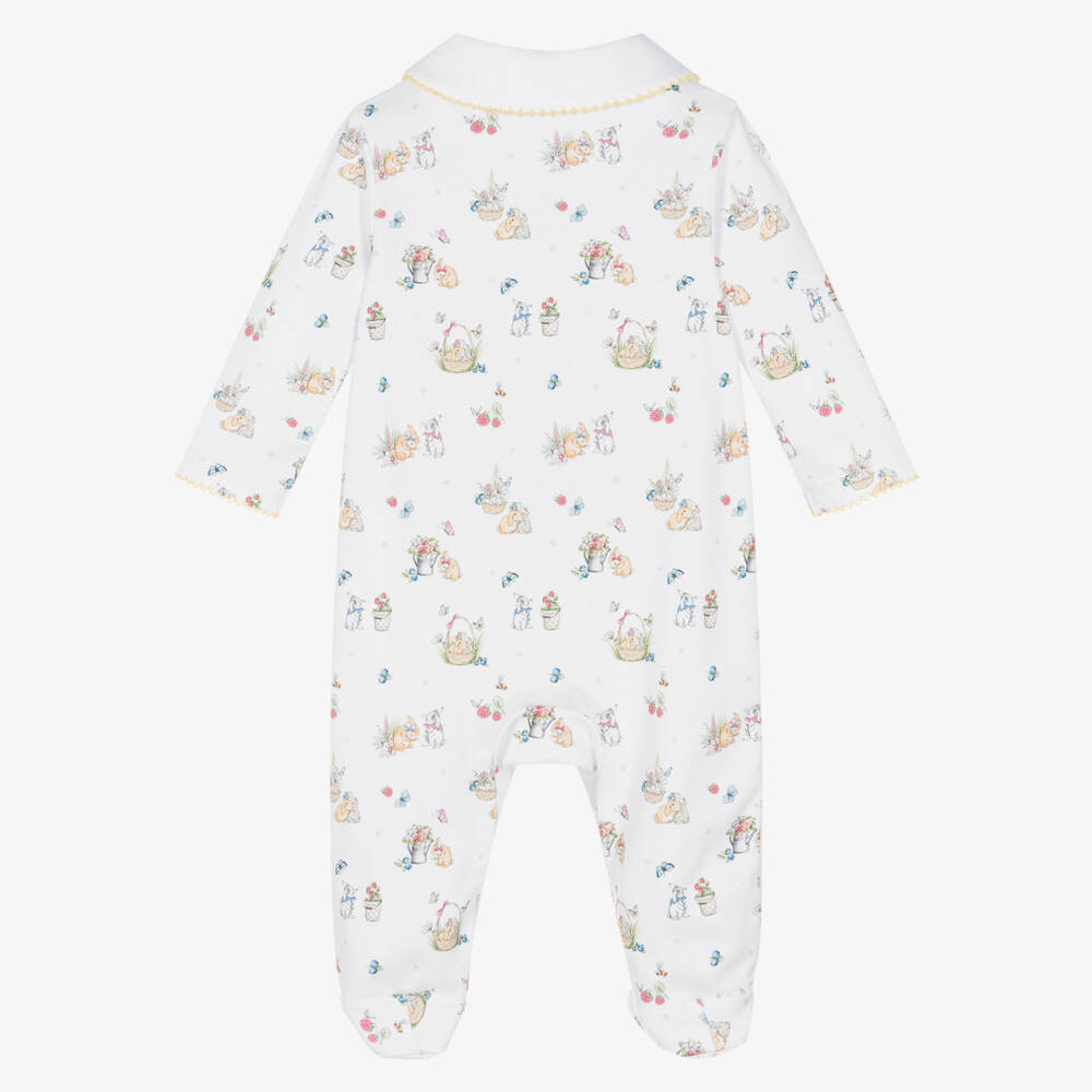 My Little Pie-Girls White Supima Cotton Berries Babygrow | Childrensalon Outlet