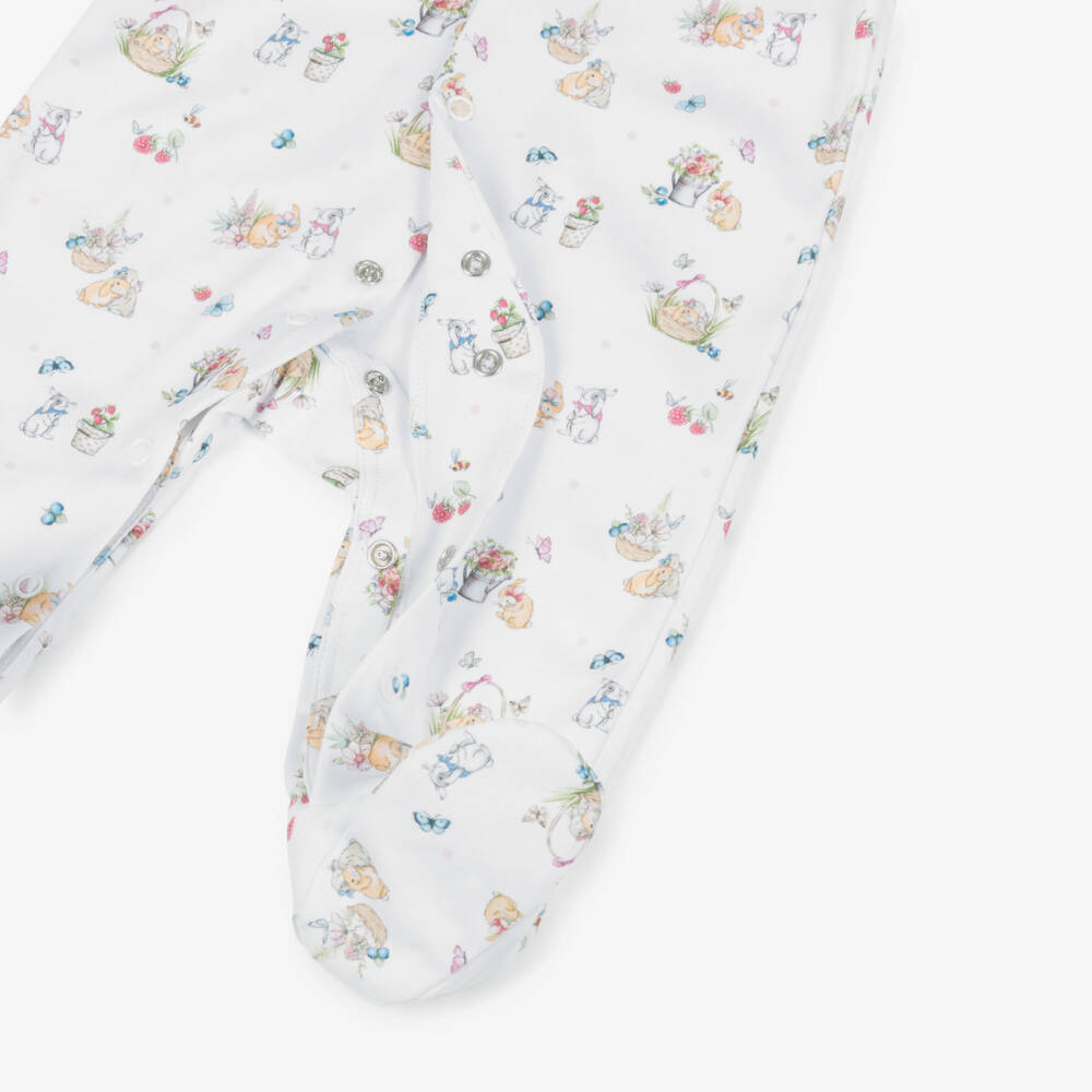 My Little Pie-Girls White Supima Cotton Berries Babygrow | Childrensalon Outlet