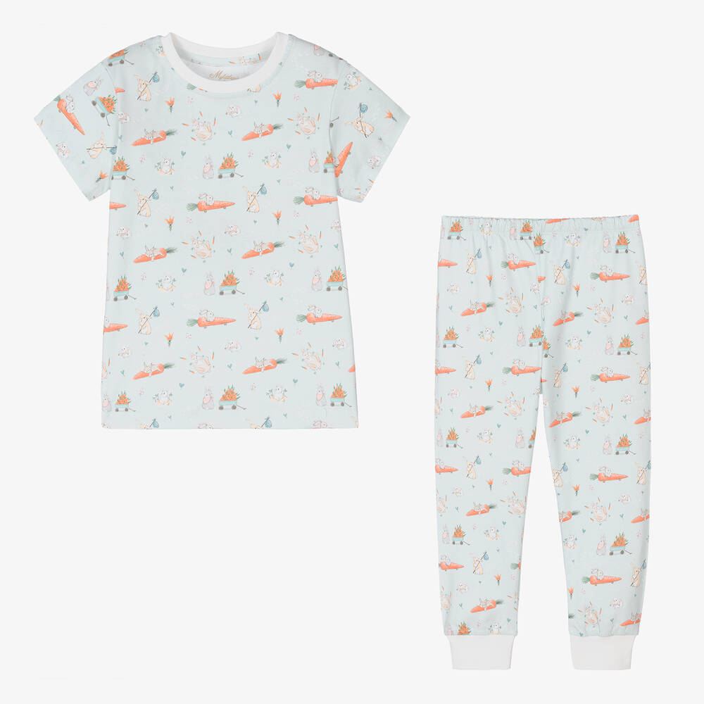 My Little Pie-Зеленая пижама с кроликами | Childrensalon Outlet