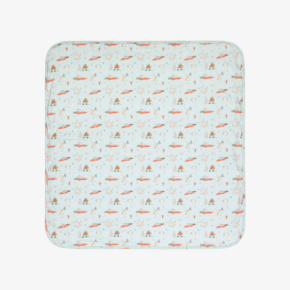 My Little Pie-Green Supima Cotton Honey Bunny Blanket (82cm) | Childrensalon Outlet