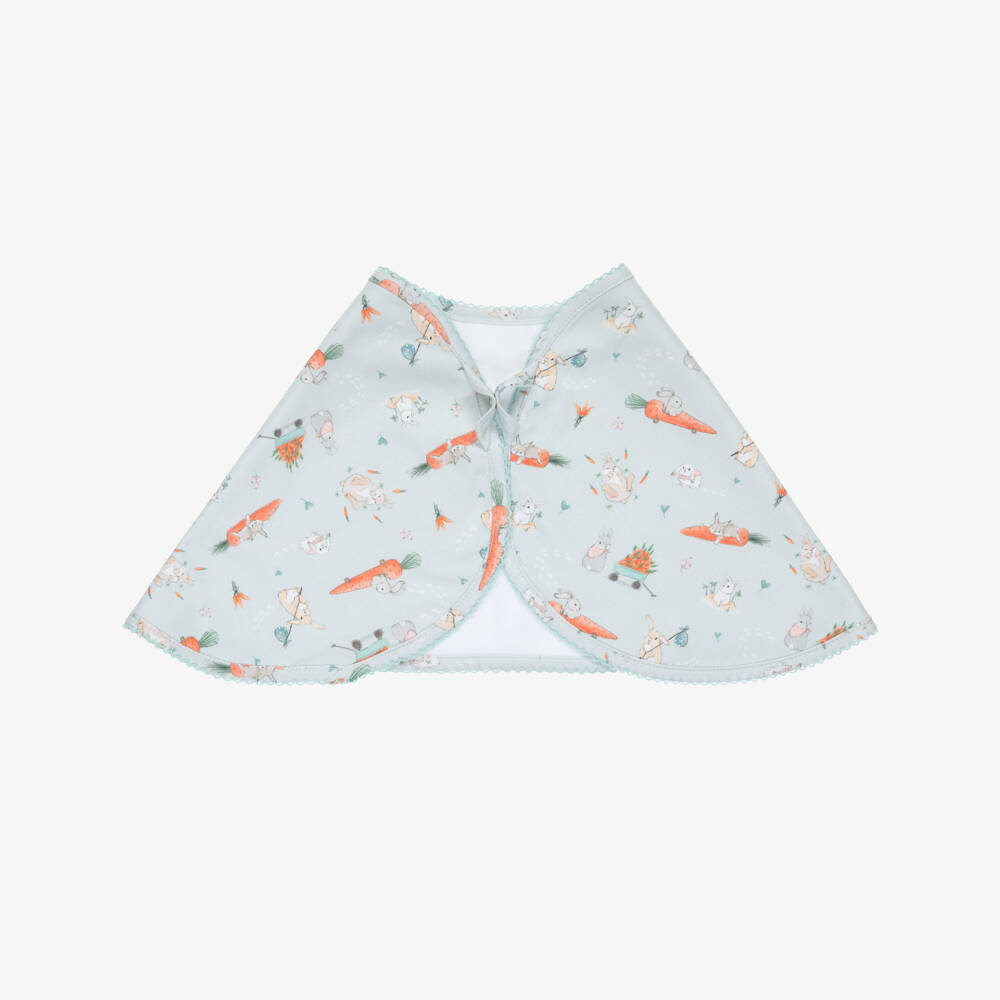 My Little Pie-Green Supima Cotton Honey Bunny Burp Cloth (59cm) | Childrensalon Outlet