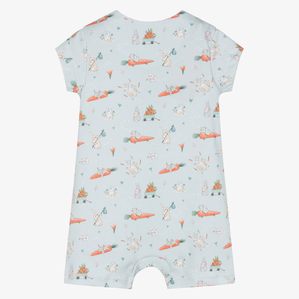 My Little Pie-Green Supima Cotton Honey Bunny Shortie | Childrensalon Outlet