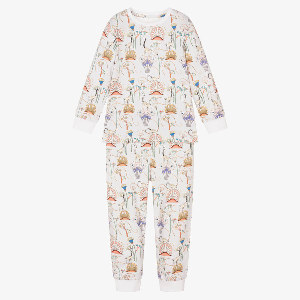 My Little Pie - Grey Cotton Lemur Pyjamas | Childrensalon