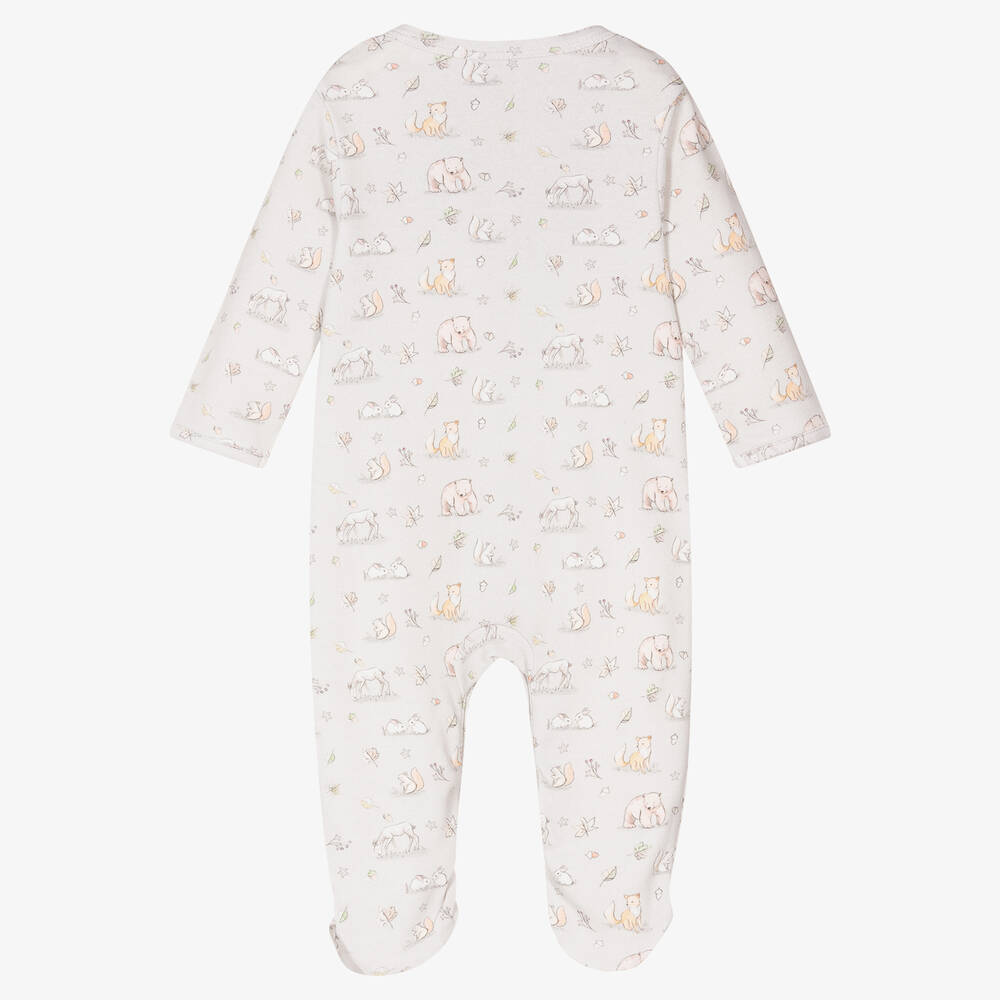 My Little Pie-Grey Winter Garden Babygrow | Childrensalon Outlet