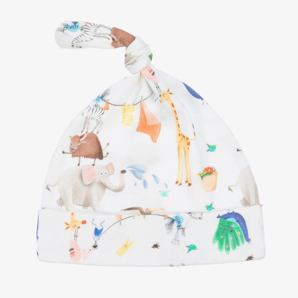 My Little Pie-Ivory Laundry Supima Cotton Baby Hat | Childrensalon Outlet