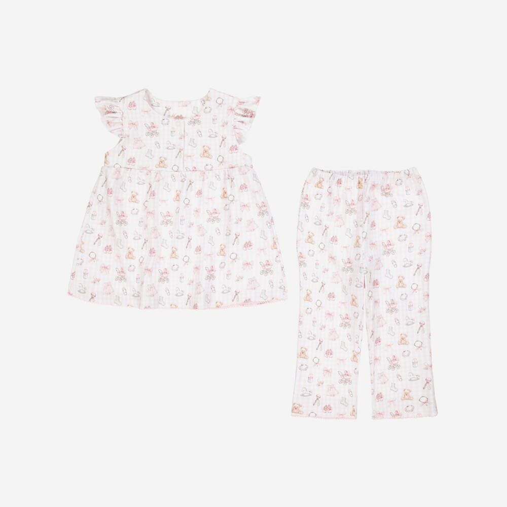 My Little Pie-Little Ladies Pink Cotton Sleepwear | Childrensalon Outlet