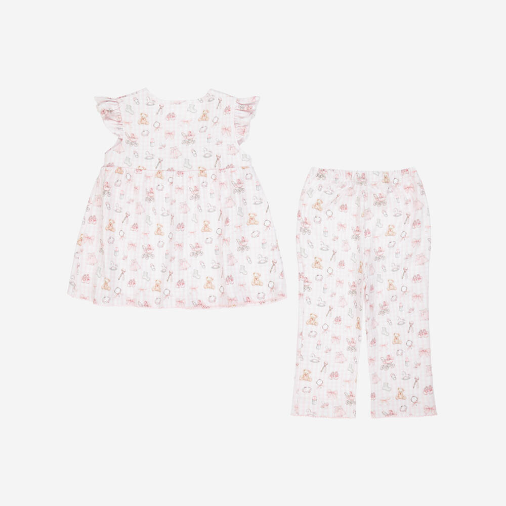 My Little Pie-Little Ladies Pink Cotton Sleepwear | Childrensalon Outlet