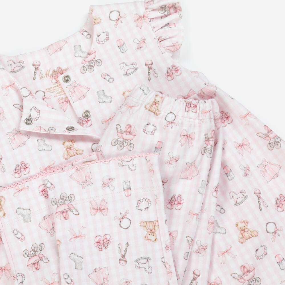 My Little Pie-Little Ladies Pink Cotton Sleepwear | Childrensalon Outlet