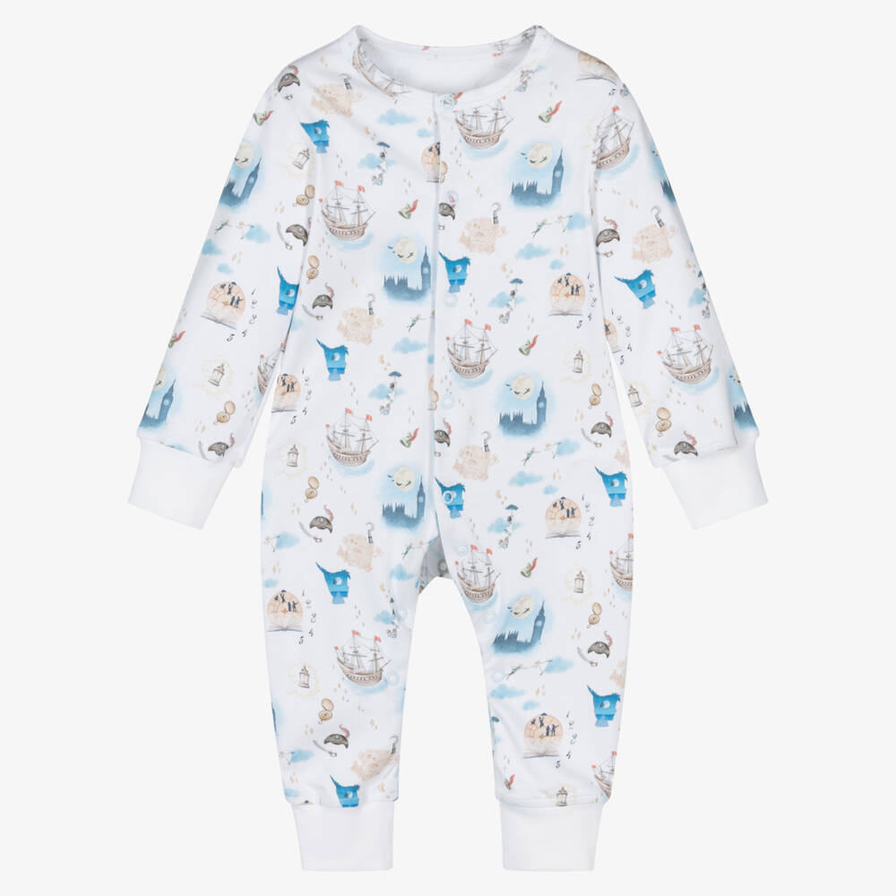 My Little Pie- Pima Cotton Peter Pan Romper | Childrensalon Outlet