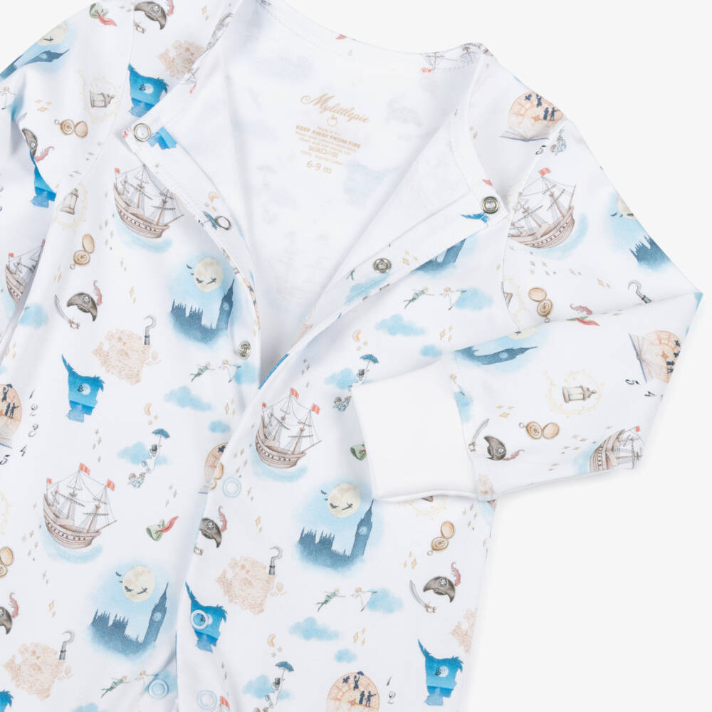 My Little Pie- Pima Cotton Peter Pan Romper | Childrensalon Outlet