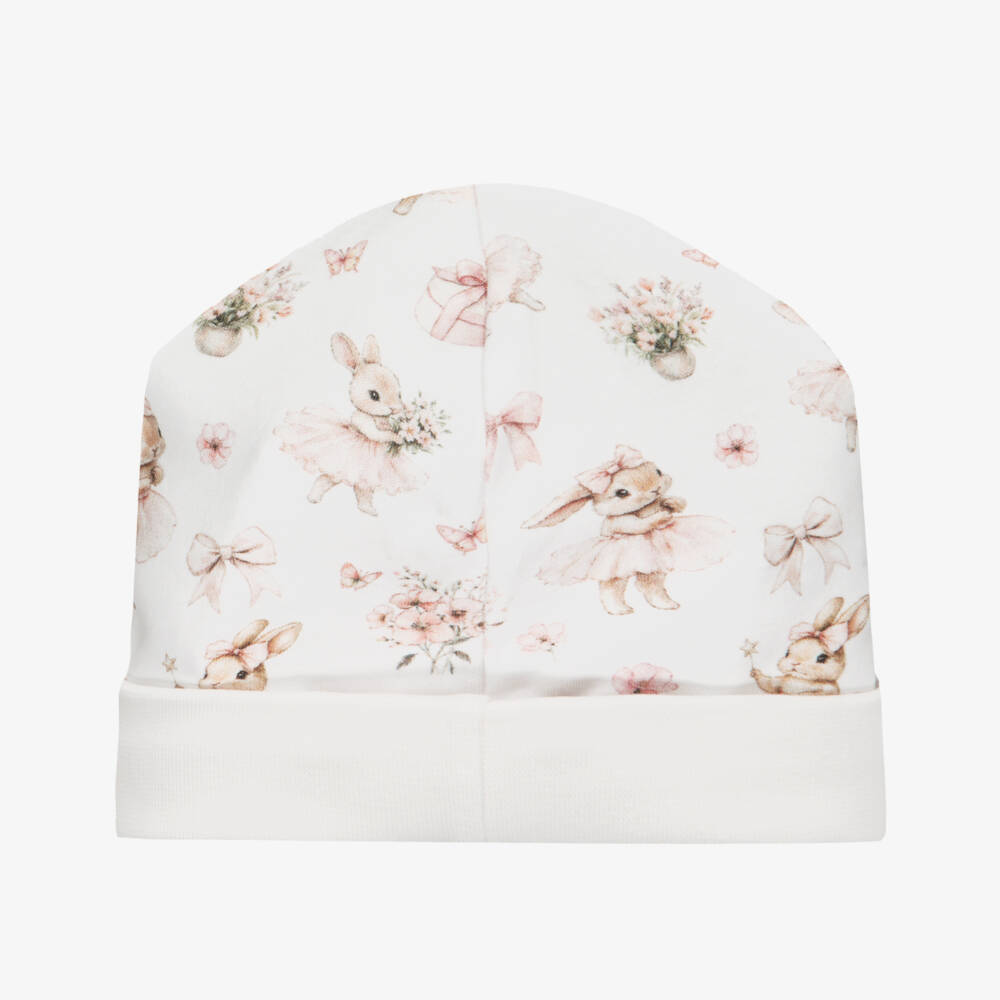 My Little Pie-Pink And White Bunny Hat | Childrensalon Outlet
