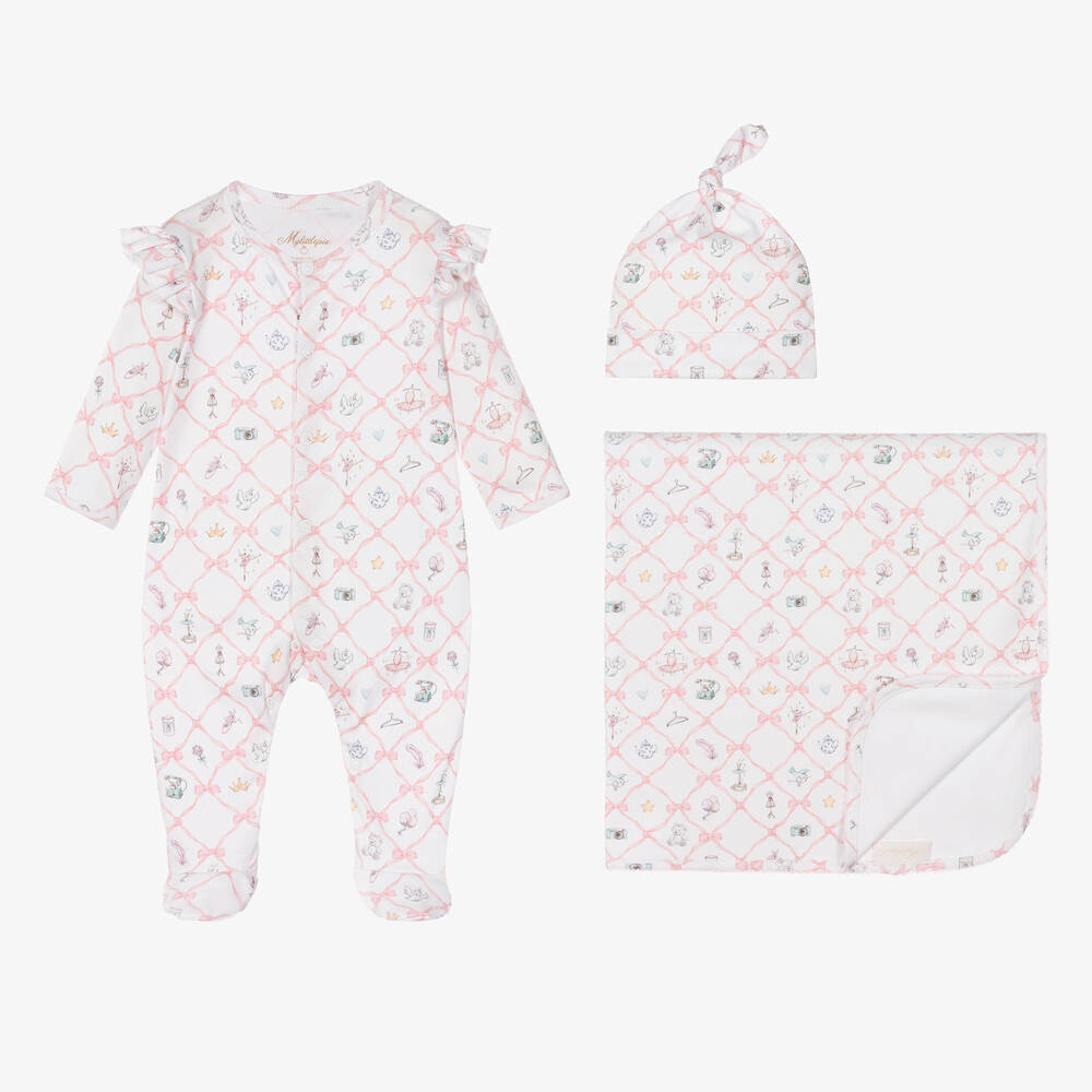 My Little Pie-Pink Fantasy Babysuit Set | Childrensalon Outlet