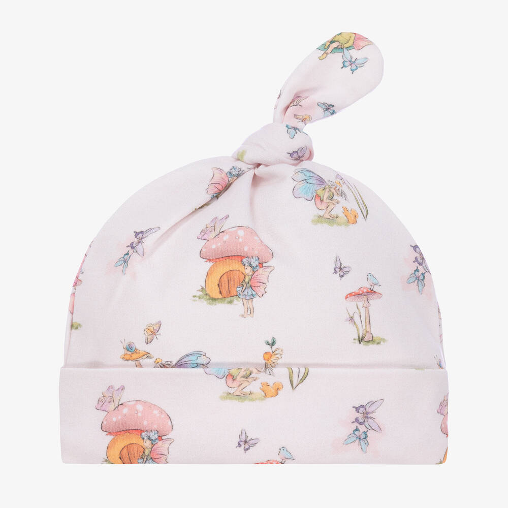 My Little Pie - Pink Little Fairies Supima Cotton Baby Hat | Childrensalon