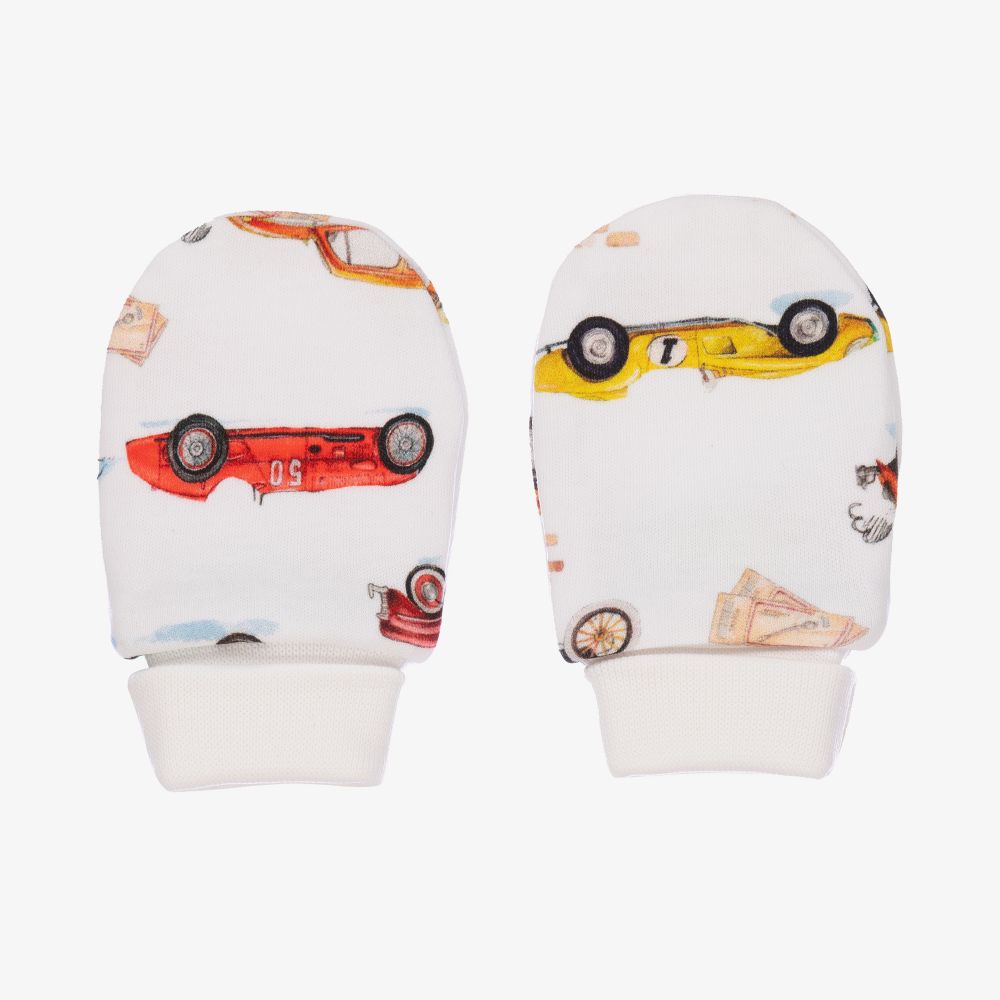 My Little Pie-Retro Cars Scratch Mittens | Childrensalon Outlet