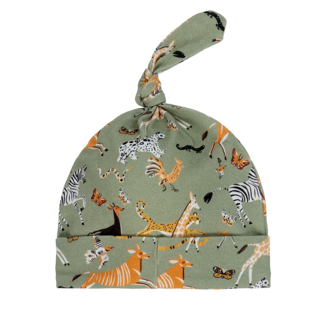 My Little Pie-Supima Cotton Animals Baby Hat | Childrensalon Outlet