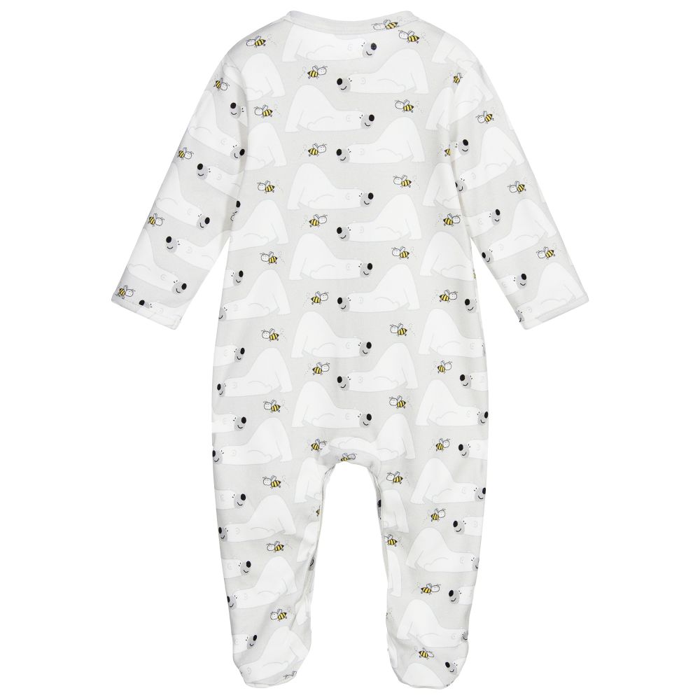 My Little Pie-Supima Cotton Bear Babygrow | Childrensalon Outlet