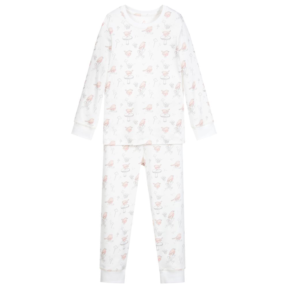 My Little Pie - Supima Cotton Birds Pyjamas | Childrensalon