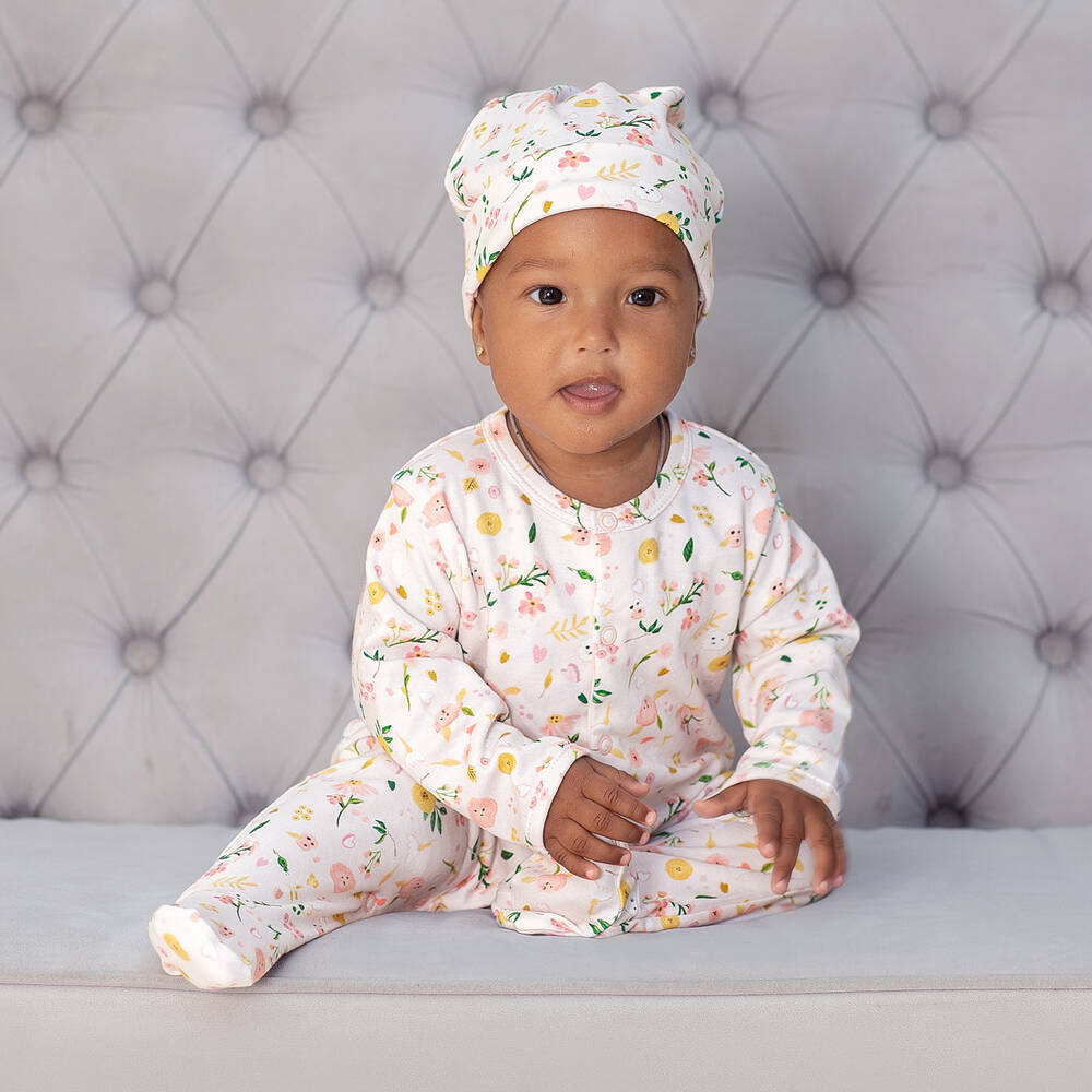 My Little Pie-Комбинезон-слип из хлопка супима с цветами | Childrensalon Outlet