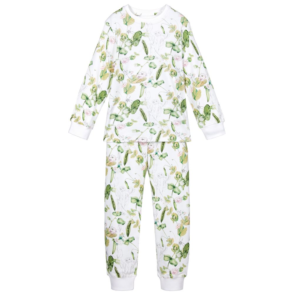 My Little Pie - Supima Cotton Peas Pyjamas | Childrensalon