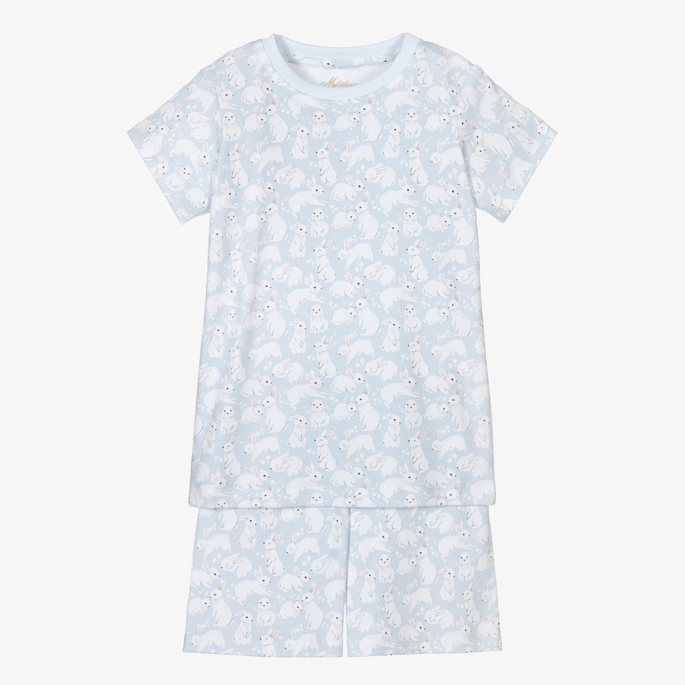 My Little Pie - Schlafanzug aus Supima-Baumwolle mit Kaninchen-Print | Childrensalon