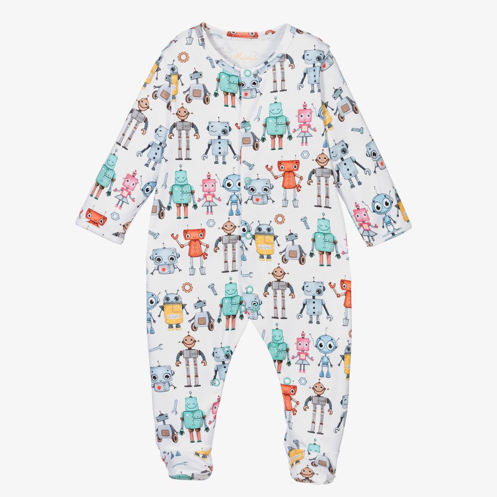 My Little Pie - Grenouillère en coton Supima Robots | Childrensalon