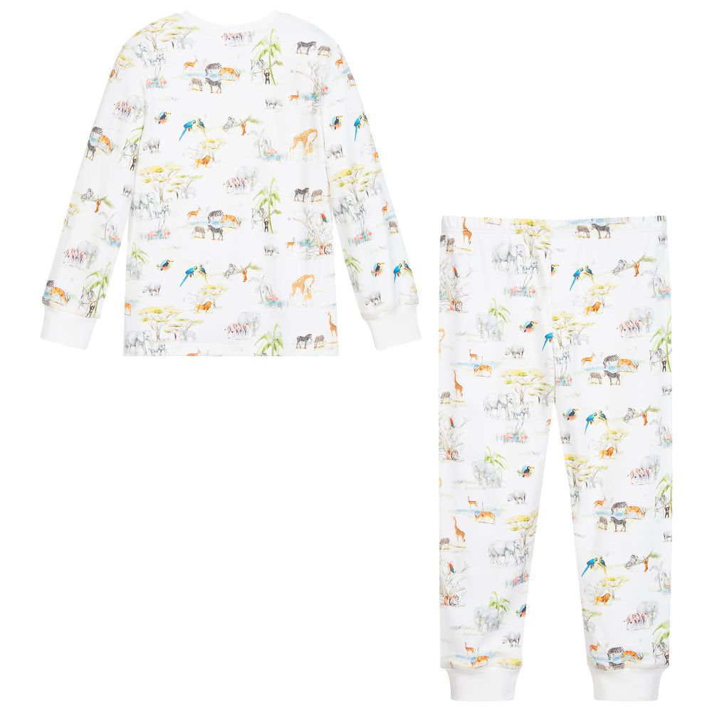 My Little Pie-بيجاما قطن سوبيما لون عاجي بطبعة ملونة | Childrensalon Outlet