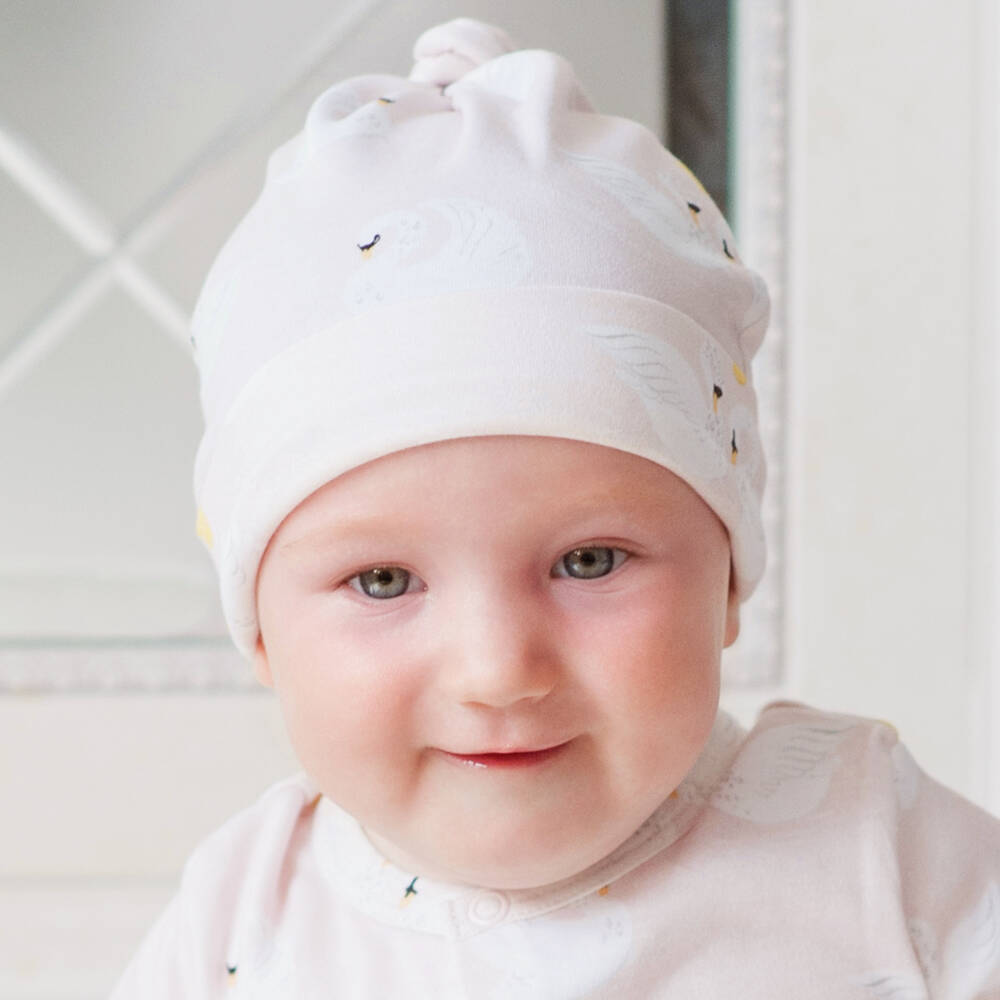 My Little Pie-Supima Cotton Swan Hat | Childrensalon Outlet