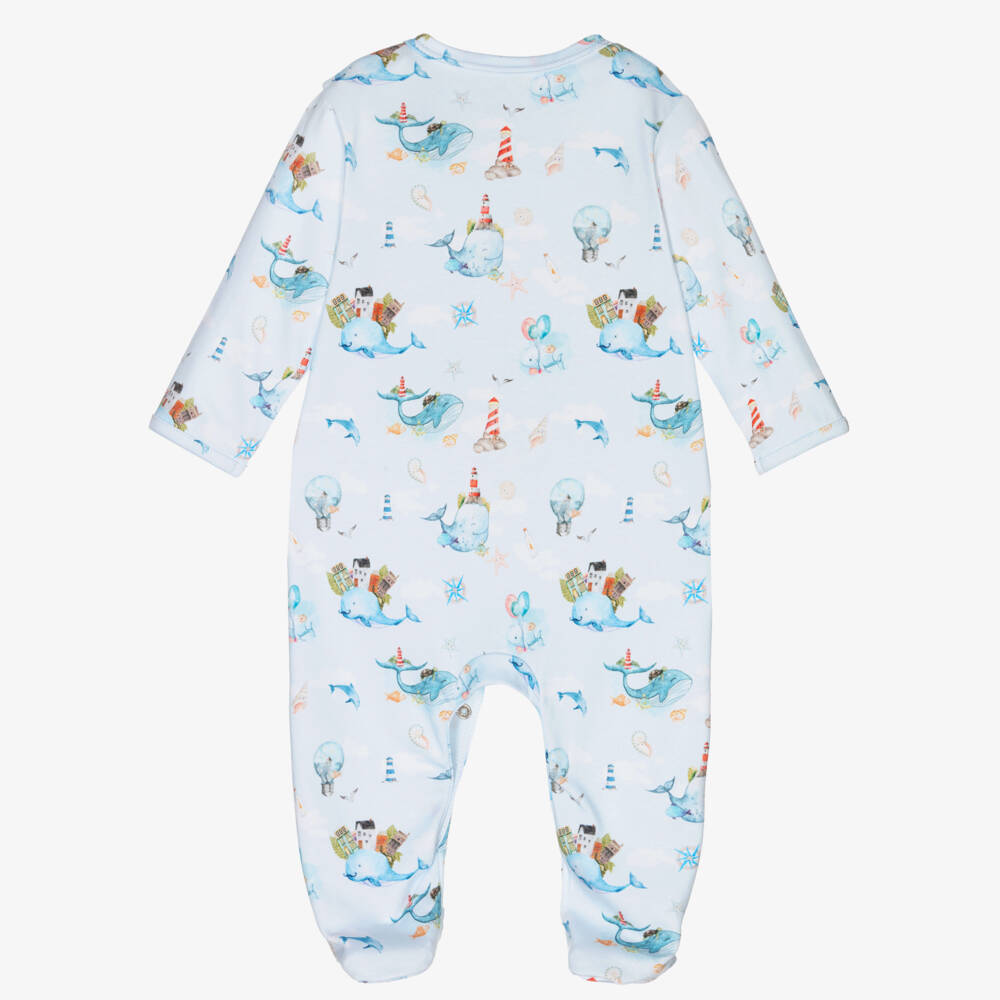 My Little Pie-بيبي غرو قطن عضوي سوبيما لون أزرق للأطفال | Childrensalon Outlet