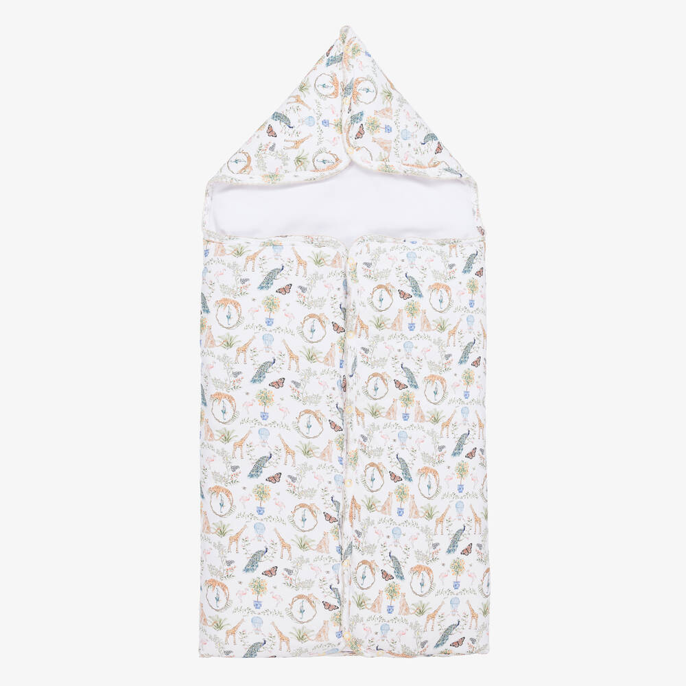 My Little Pie - Babyschlafsack in Weiß mit Tier-Print (85 cm) | Childrensalon
