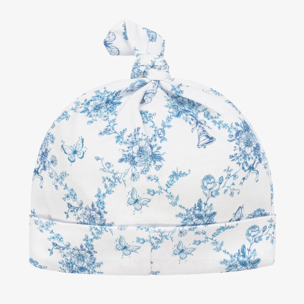 My Little Pie-Бело-голубая шапочка из хлопка супима | Childrensalon Outlet