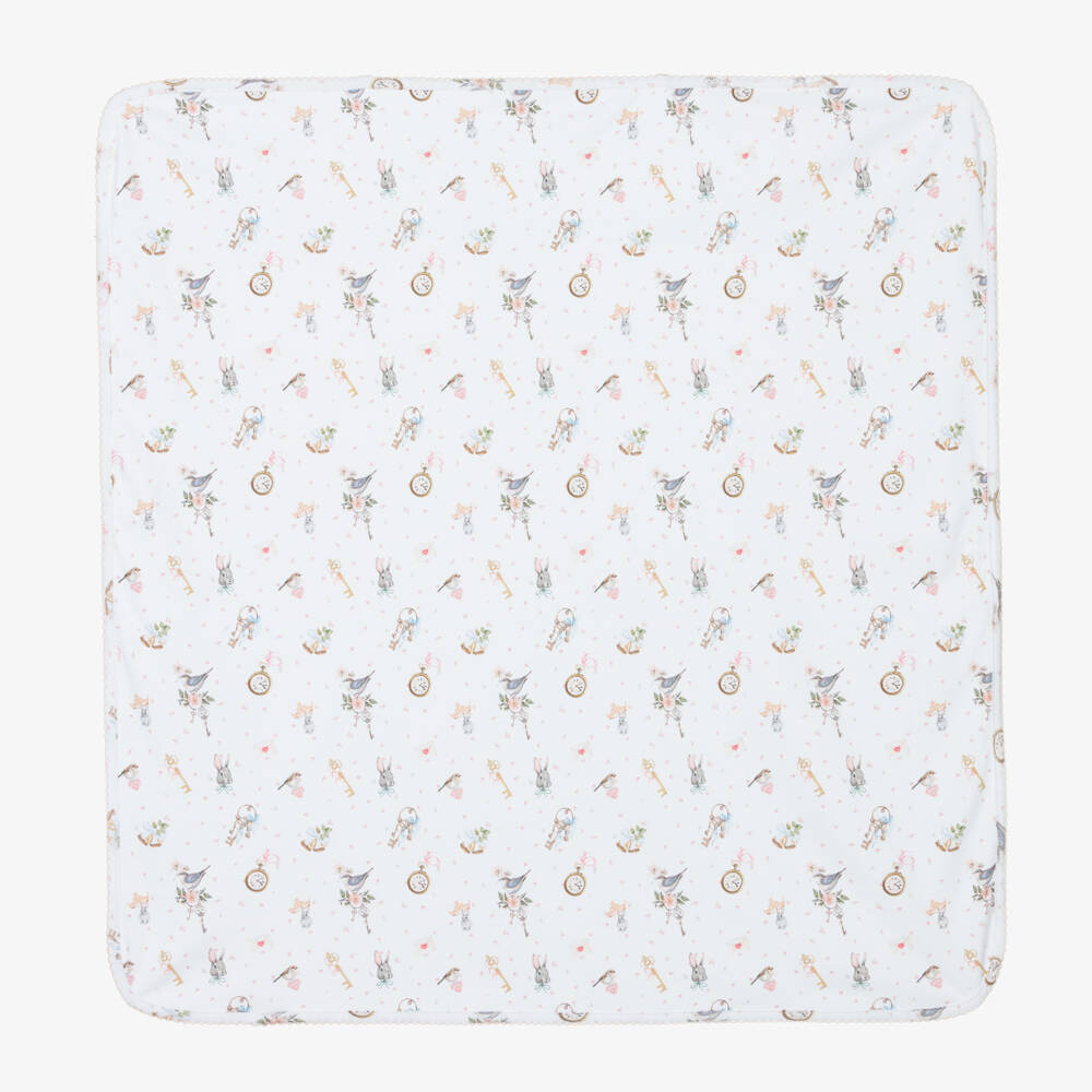 My Little Pie-White Bunny Blanket (73cm) | Childrensalon Outlet