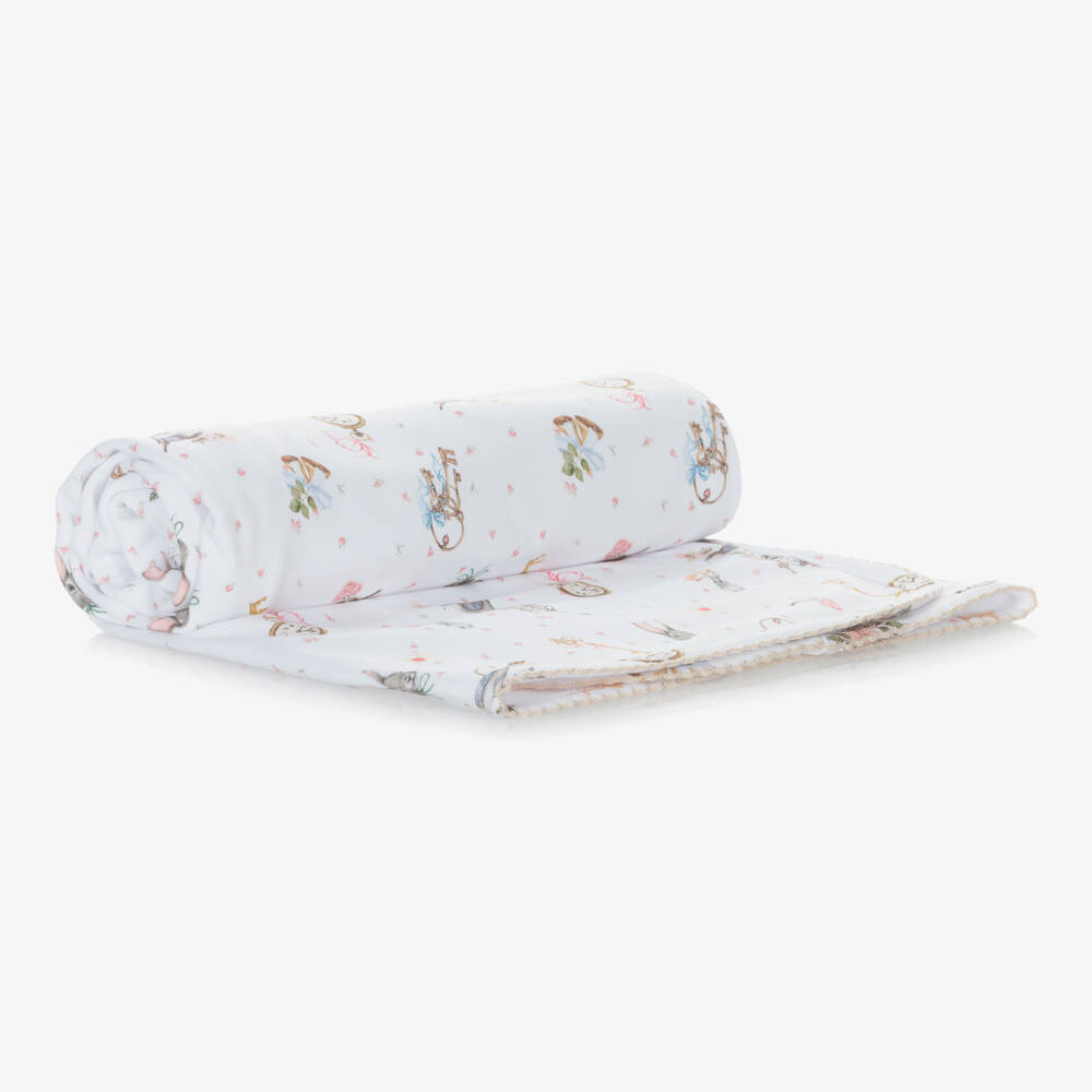 My Little Pie-White Bunny Blanket (73cm) | Childrensalon Outlet