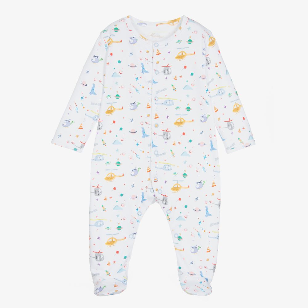 My Little Pie - White Helicopters Babygrow | Childrensalon