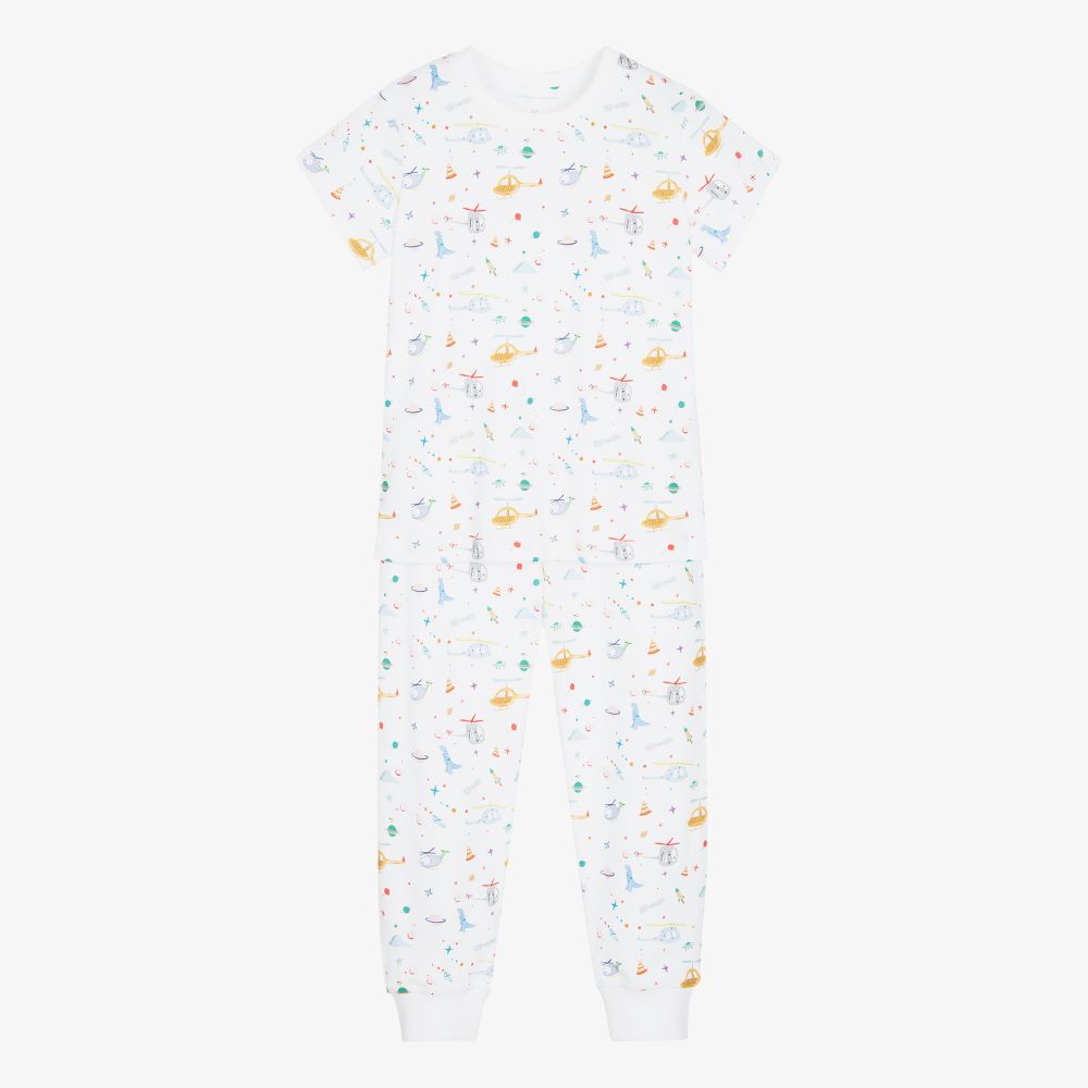 My Little Pie - Pyjama blanc Hélicoptères | Childrensalon