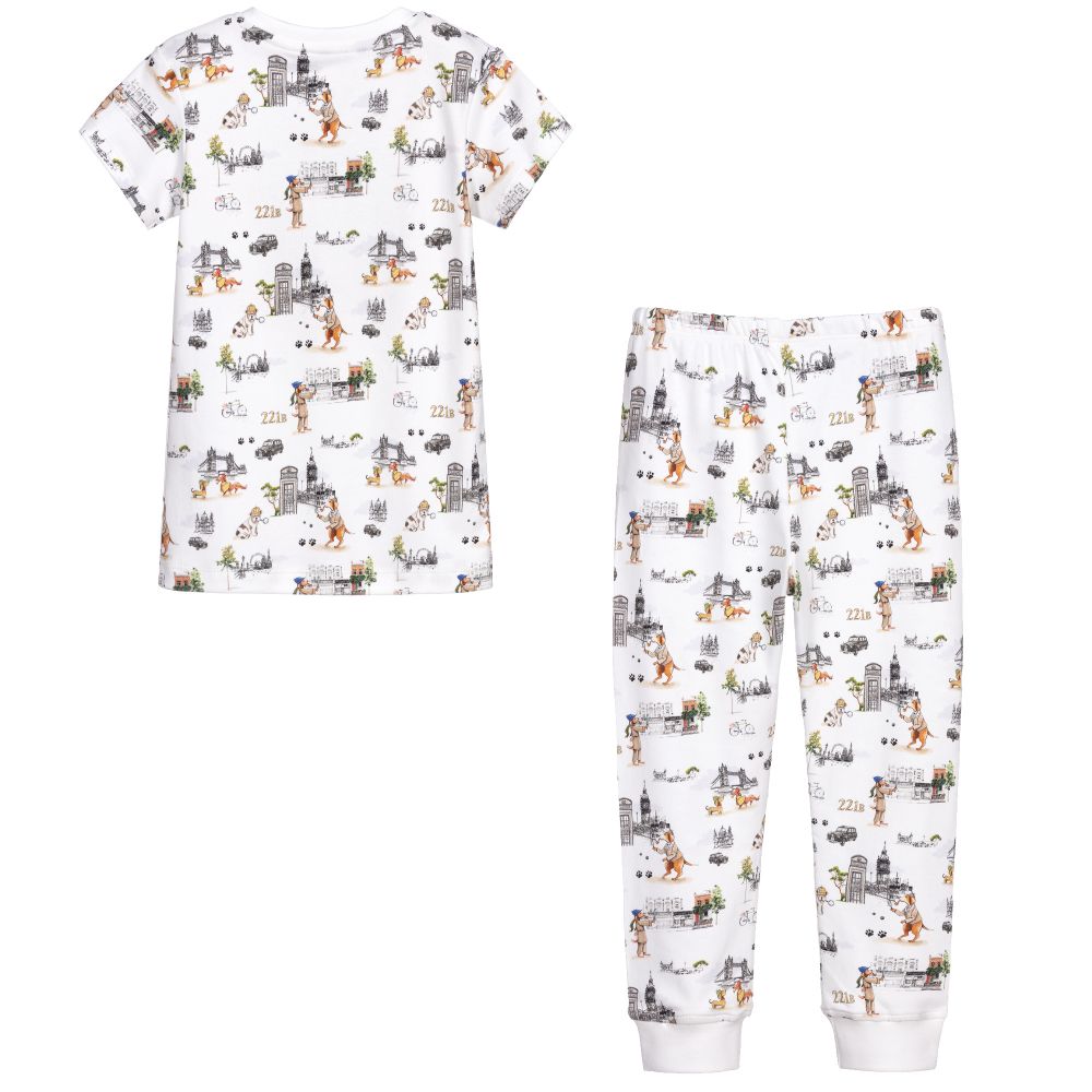 My Little Pie-White Sherlock Dogs Pyjamas | Childrensalon Outlet