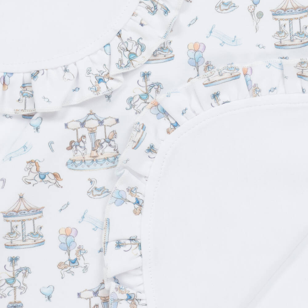 My Little Pie-White Supima Cotton Bon Bon Blanket (82cm) | Childrensalon Outlet