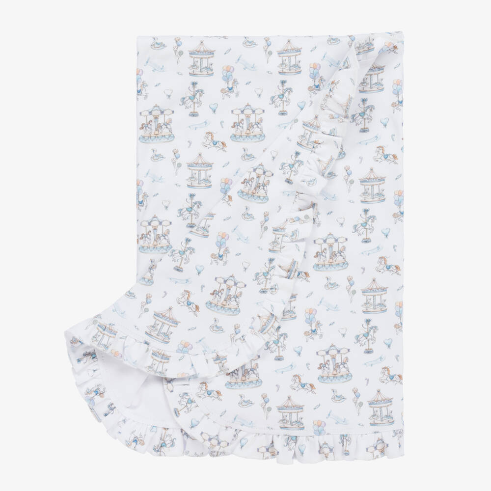 My Little Pie-White Supima Cotton Bon Bon Blanket (82cm) | Childrensalon Outlet