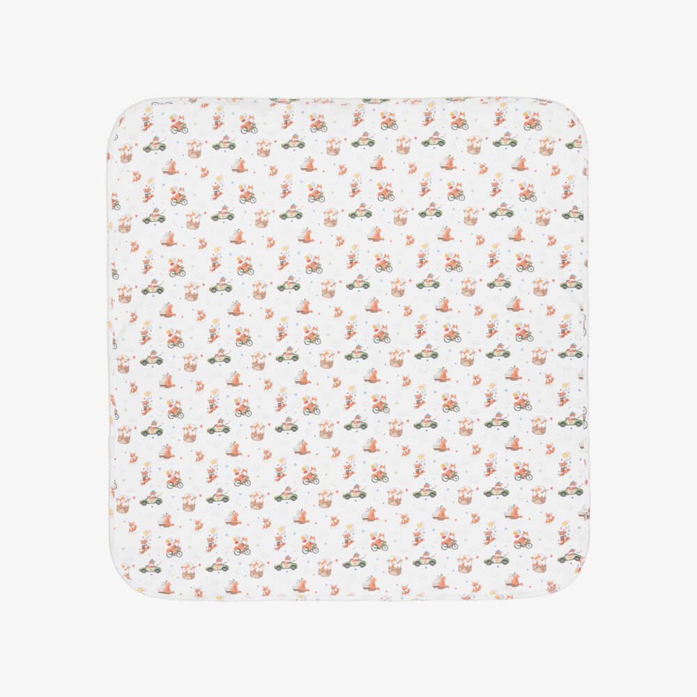 My Little Pie-White Supima Cotton Holidays Blanket (82cm) | Childrensalon Outlet