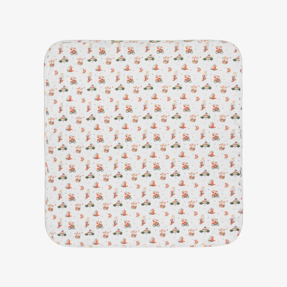 My Little Pie-White Supima Cotton Holidays Blanket (82cm) | Childrensalon Outlet