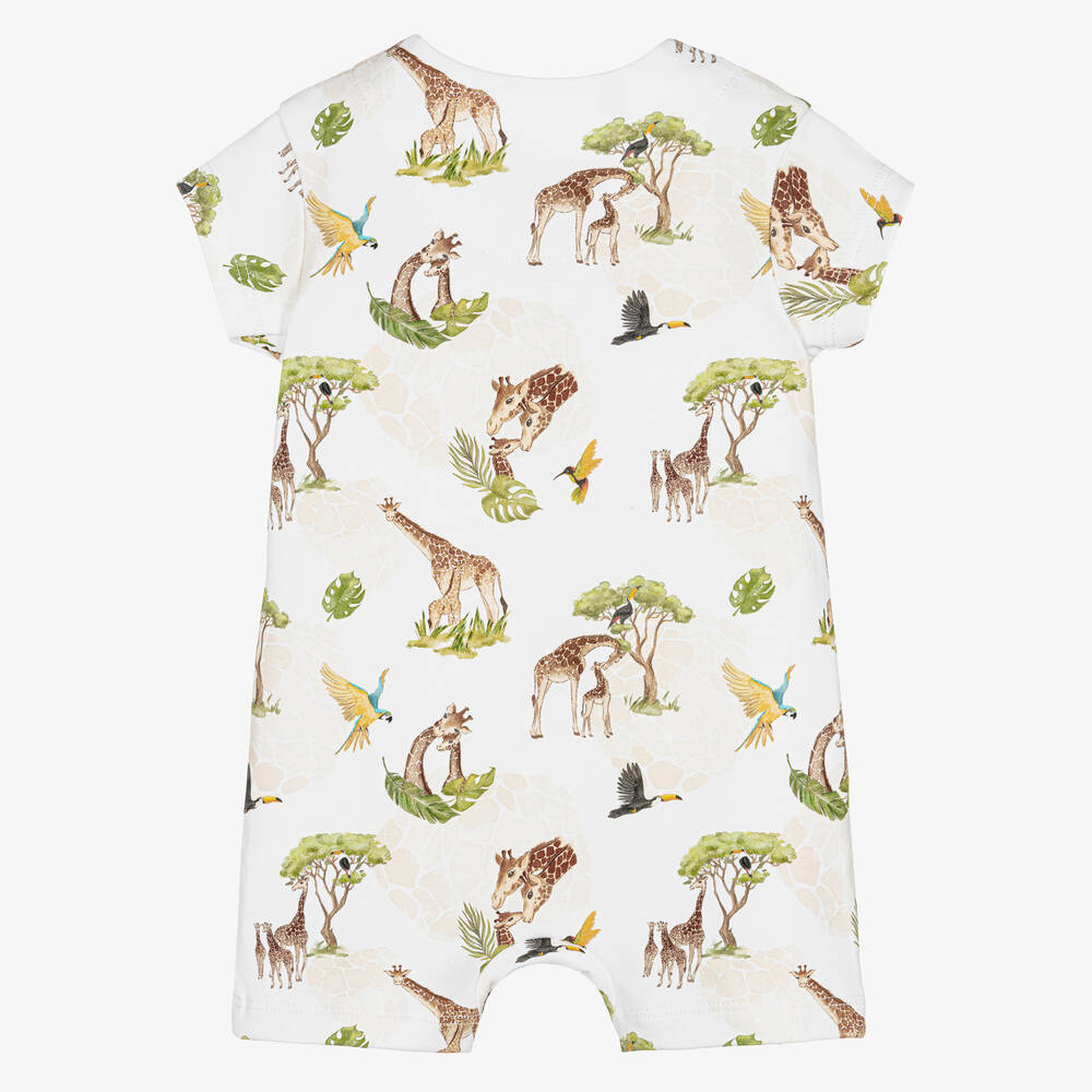 My Little Pie-Белый песочник из хлопка супима с животными | Childrensalon Outlet