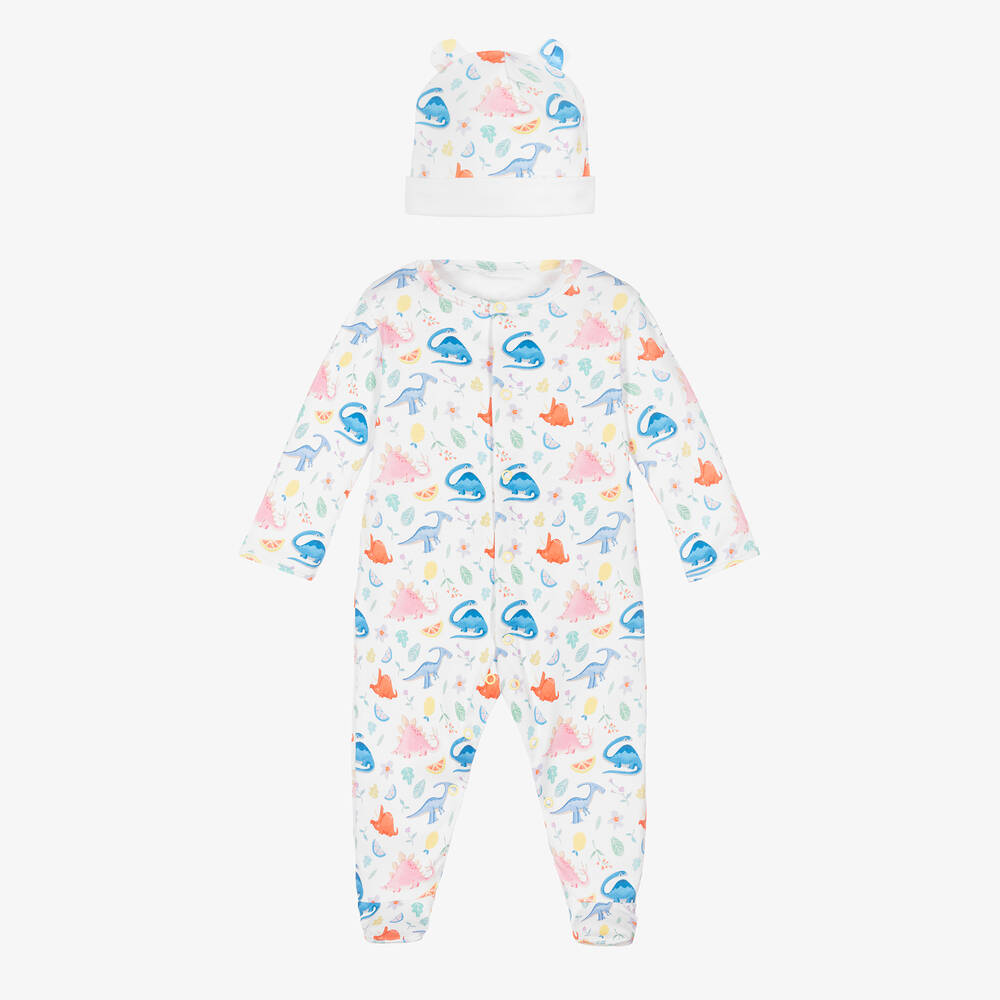 My Little Pie-White Supima Cotton Magic Print Babysuit Set | Childrensalon Outlet