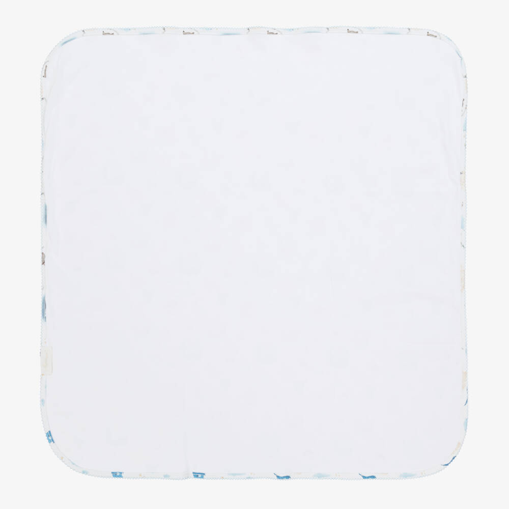 My Little Pie-White Supima Cotton Peter Pan Blanket (80cm) | Childrensalon Outlet