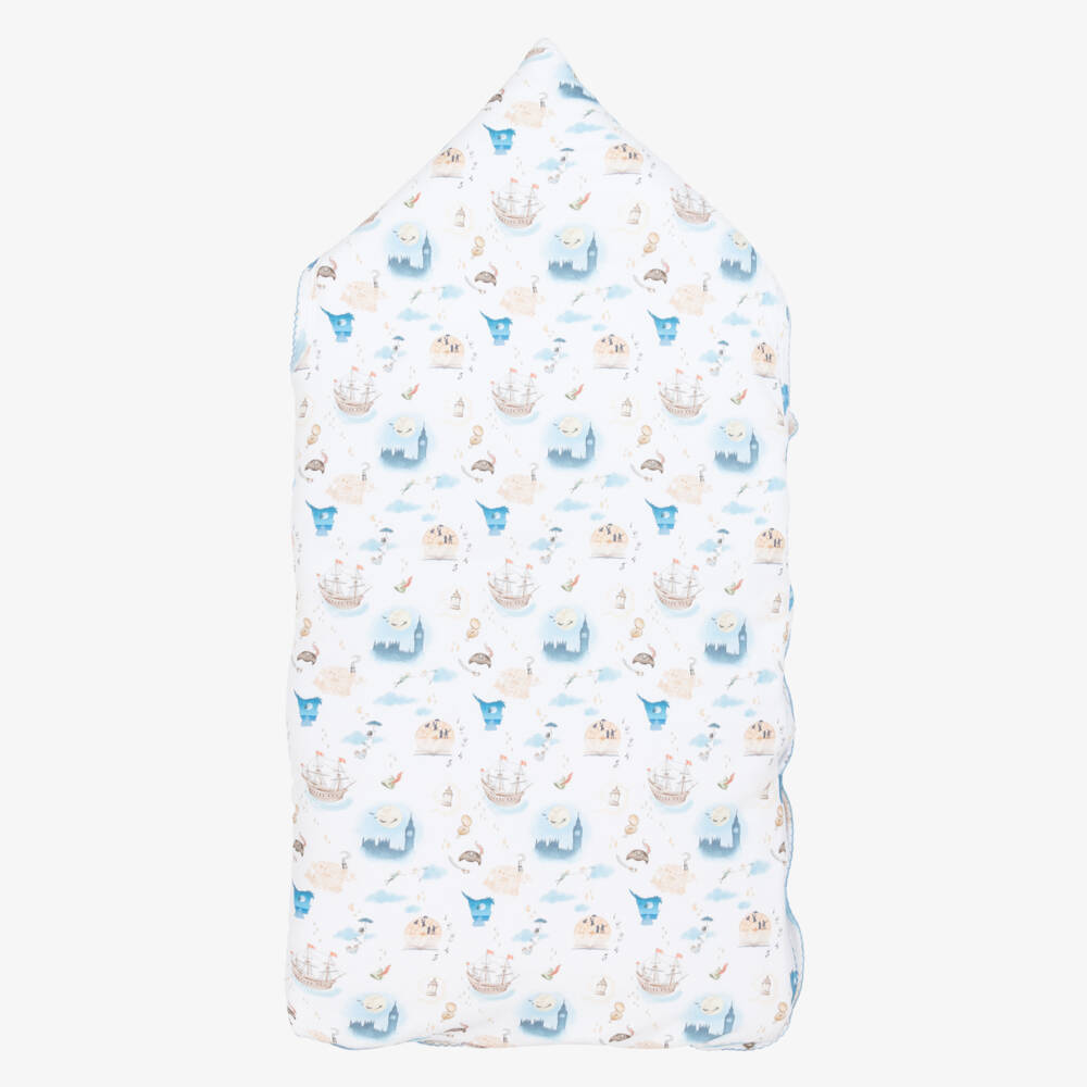 My Little Pie-White Supima Cotton Peter Pan Nest (80cm) | Childrensalon Outlet