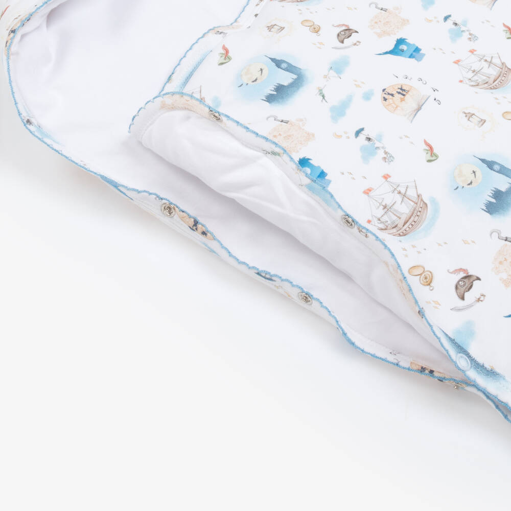 My Little Pie-White Supima Cotton Peter Pan Nest (80cm) | Childrensalon Outlet
