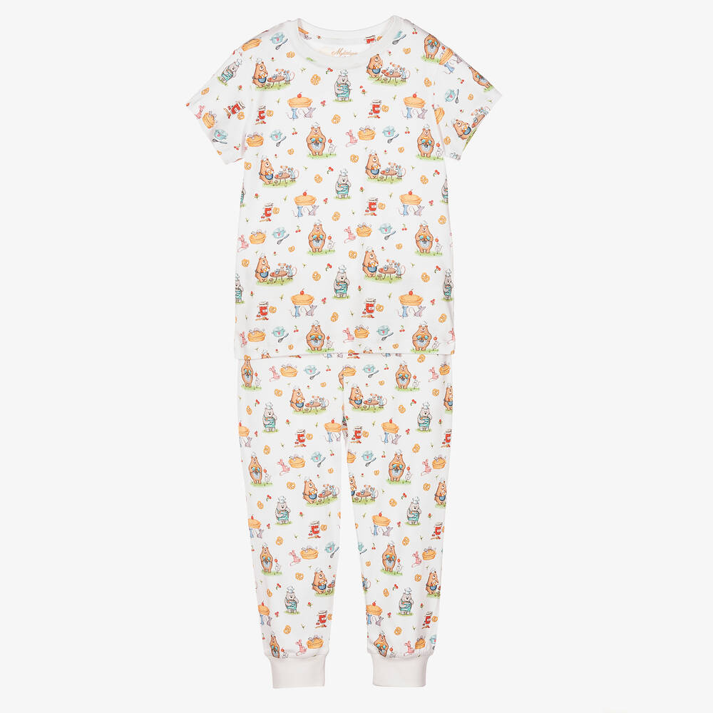 My Little Pie - Pyjama blanc Tutti-Frutti | Childrensalon