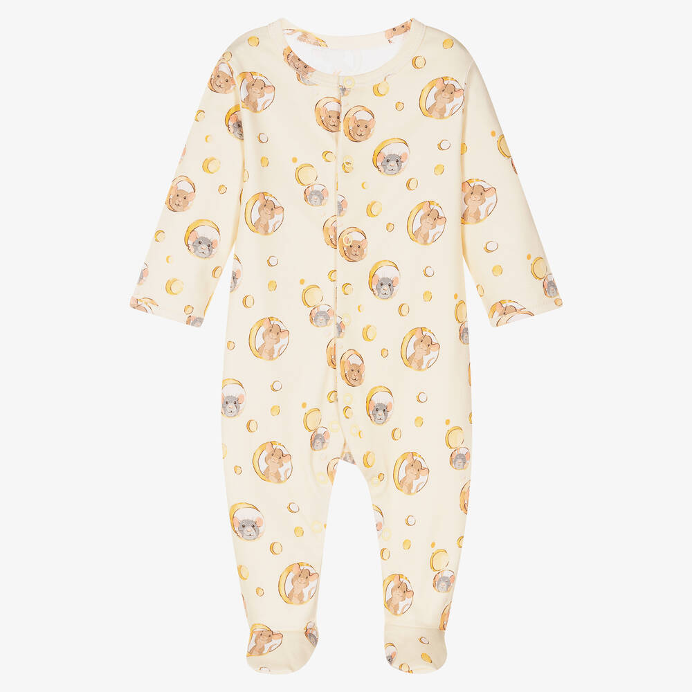 My Little Pie -  Yellow Spy Mouse Babygrow | Childrensalon